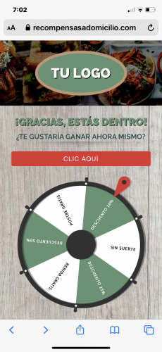 Screenshot ruleta Demo Final